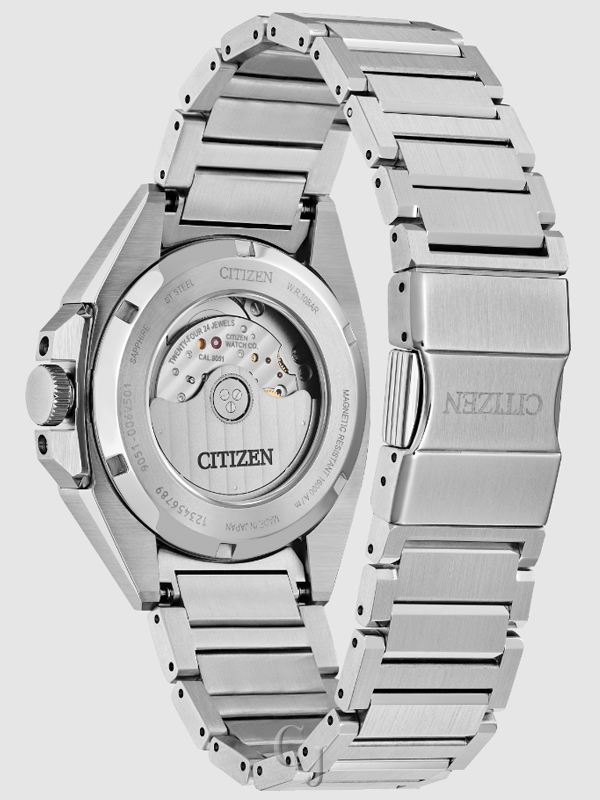 CITIZEN AUTOMATIC SERIES8 831 GREEN DIAL STAINLESS STEEL MEN’S WATCH NB6050-51W - Image 2