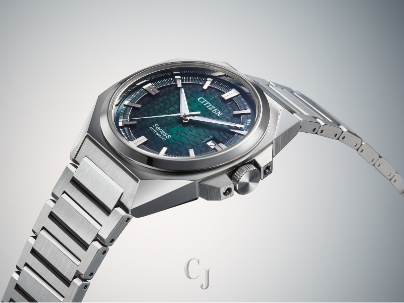 CITIZEN AUTOMATIC SERIES8 831 GREEN DIAL STAINLESS STEEL MEN’S WATCH NB6050-51W - Image 5