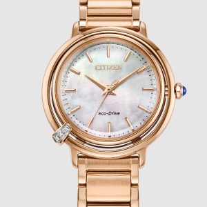 CITIZEN L ARCLY WHITE DIAL LADIES WATCH EM1098-68D