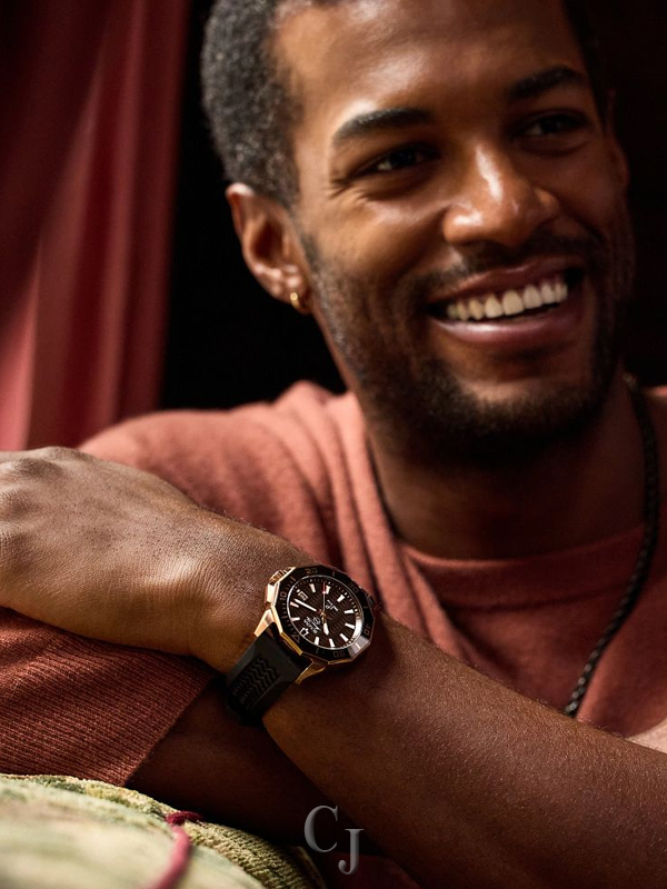 BULOVA MARINE STAR SERIES C BROWN DIAL SILICONE STRAP MEN’S WATCH 98B421 - Image 5