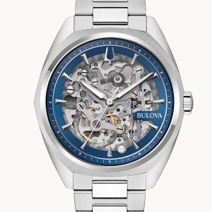 BULOVA SURVEYOR DIAL STAINLESS STEEL BRACELET MEN’S WATCH 96A292