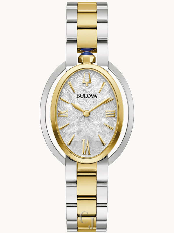 BULOVA RUBAIYAT SILVER-TONE DIAL STAINLESS STEEL BRACELET WOMEN'S WATCH 98L320