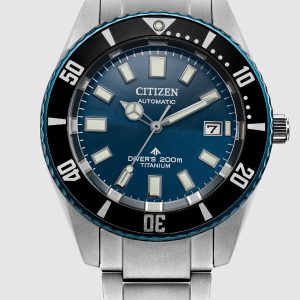 CITIZEN PROMASTER FUJITSUBO BLUE DIAL MEN’S SUPER TITANIUM WATCH NB6026-56L