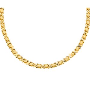 14k Yellow Gold Stampato Necklace