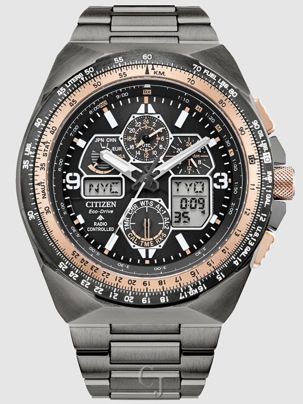 CITIZEN LIMITED EDITION PROMASTER SKYHAWK A-T BLACK DIAL MEN’S WATCH JY8146-54E