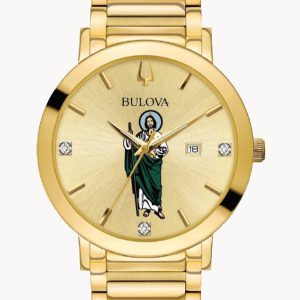 BULOVA SAINT JUDE MEN’S DIAMOND WATCH 97D115SJ