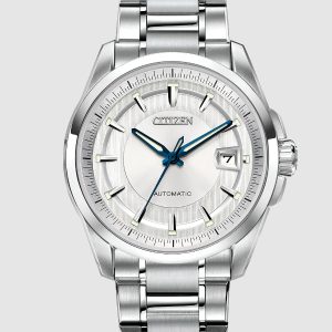 CITIZEN GRAND CLASSIC SILVER-TONE DIAL WATCH NB0040-58A