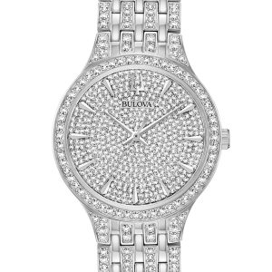 BULOVA CRYSTAL PHANTOM SILVER DIAL MEN’S WATCH 96A226