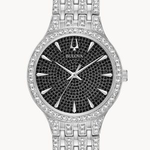 BULOVA PHANTOM BLACK DIAL MEN’S WATCH 96A227