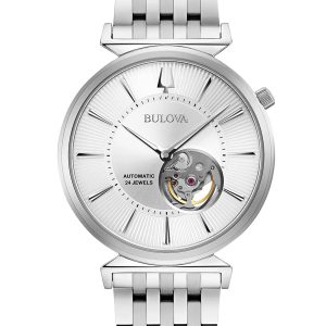 BULOVA CLASSIC WHITE DIAL MEN’S WATCH 96A235