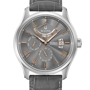 BULOVA CLASSIC WILTON GREY DIAL MEN’S WATCH 96C143