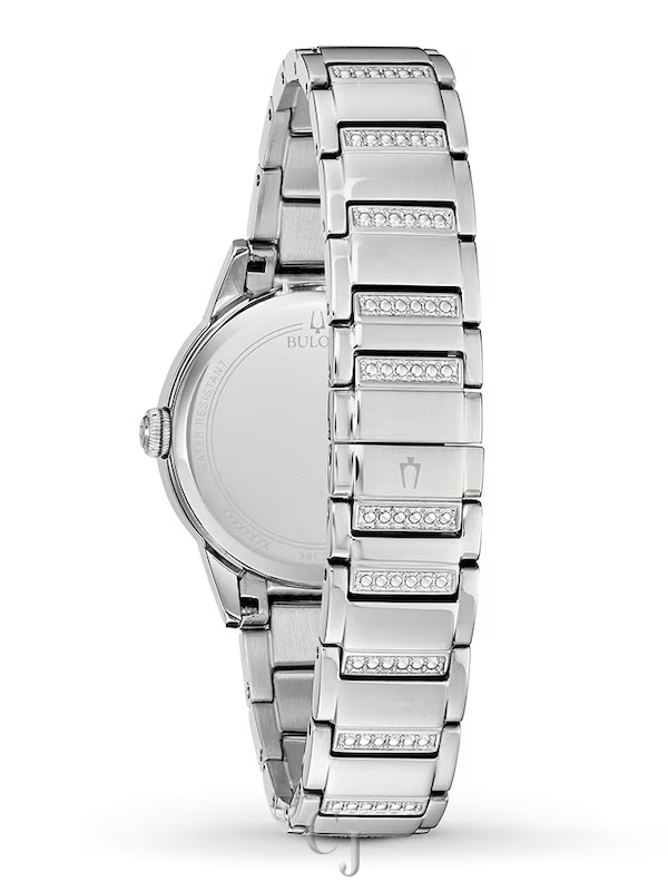 BULOVA TURNSTYLE CRYSTAL MOTHER OF PEARL DIAL LADIES’ WATCH 96L257 - Image 3