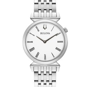BULOVA CLASSIC REGATTA WHITE DIAL LADIES’ WATCH 96L275