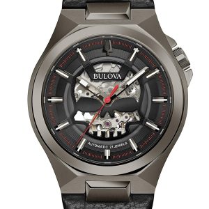 BULOVA MAQUINA AUTOMATIC BLACK DIAL MEN’S WATCH 98A237