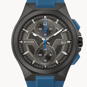 BULOVA MAQUINA BLUE DIAL MEN’S WATCH 98B380