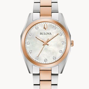 BULOVA SURVEYOR WHITE DIAL LADIES’ WATCH 98P207