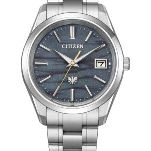 CITIZEN BLUE DIAL SUPER TITANIUM WATCH AQ4100-65L
