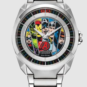 CITIZEN LIMITED EDITION AVENGERS MULTIPLE COLOR DIAL MEN’S WATCH AW2080-64W