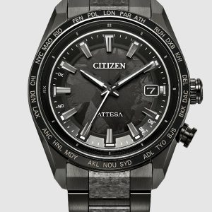 CITIZEN ATTESA HAKUTO-R BLACK DIAL MEN’S WATCH CB0285-63E