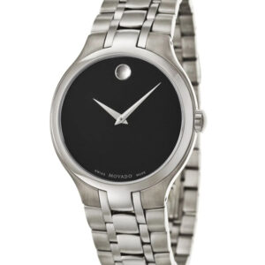 MOVADO BLACK DIAL MEN’S WATCH 0606367
