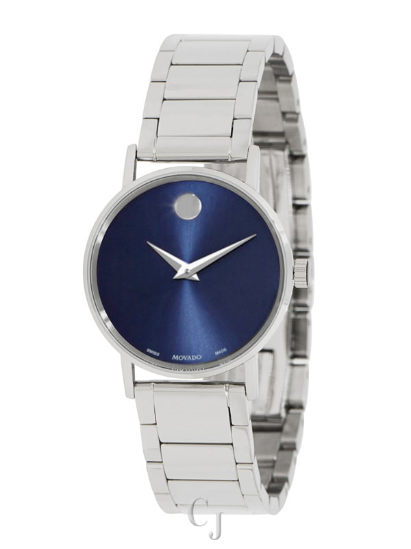 MOVADO BLUE DIAL STAINLESS STEEL WOMEN’S WATCH 0607235