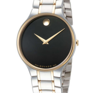 MOVADO SERIO BLACK DIAL MEN’S WATCH 0607284