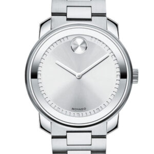 MOVADO BOLD SILVER-TONE DIAL MEN’S WATCH 3600257