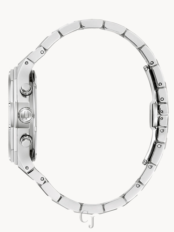 BULOVA PRESTIGE GRAY DIAL CHRONOGRAPH MEN’S WATCH 96B459 - Image 2