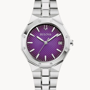 BULOVA PRESTIGE PURPLE DIAL MEN’S WATCH 96M168