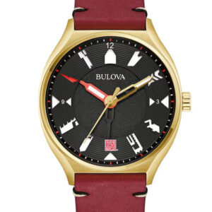 BULOVA FRANK LLOYD WRIGHT BLACK DIAL MEN’S WATCH 97A192