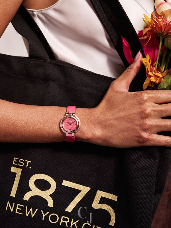 BULOVA RUBAIYAT SPRING FOUR SEASONS PINK DIAL WOMEN’S WATCH 97R103 - Image 6