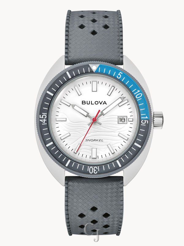 BULOVA SNORKEL GREAT WHITE SHARK WHITE DIAL MEN’S WATCH 98B449