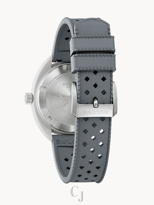 BULOVA SNORKEL GREAT WHITE SHARK WHITE DIAL MEN’S WATCH 98B449 - Image 3