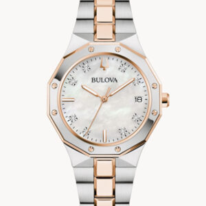 BULOVA PRESTIGE WHITE DIAL WOMEN’S WATCH 98P235