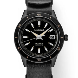 SEIKO PRESAGE STYLE60'S BLACK DIAL MEN’S WATCH SRPH95