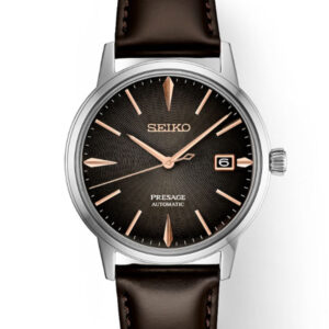 SEIKO PRESAGE COCKTAIL TIME CHARCOAL DIAL MEN’S WATCH SRPJ17