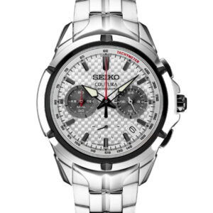 SEIKO COUTURA SILVER DIAL STAINLESS STEEL MEN’S WATCH SSB433