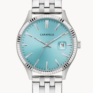 CARAVELLE BY BULOVA LIGHT BLUE DIAL MEN’S WATCH 43B174
