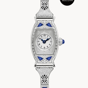 BULOVA LIMITED EDITION MISS AMERICA SILVER-TONE DIAL WOMEN’S WATCH 96L340