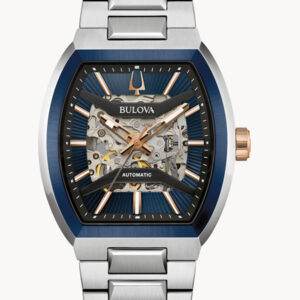 BULOVA MAQUINA BLUE DIAL AUTOMATIC MEN’S WATCH 98A319