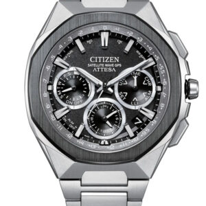 CITIZEN ATTESA GRAY DIAL SUPER TITANIUM MEN’S WATCH CC4104-53E
