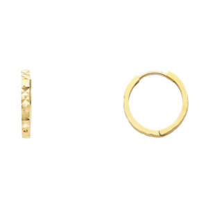 14KY DC Huggies Earrings