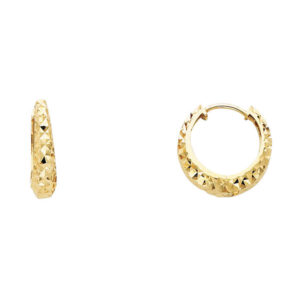 14KY DC Huggies Earrings