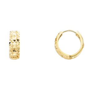 14KY DC Huggies Earrings