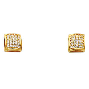14KY Fancy CZ Earrings
