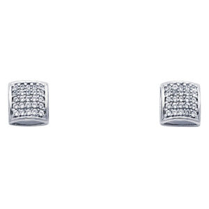 14KW Fancy CZ Earrings