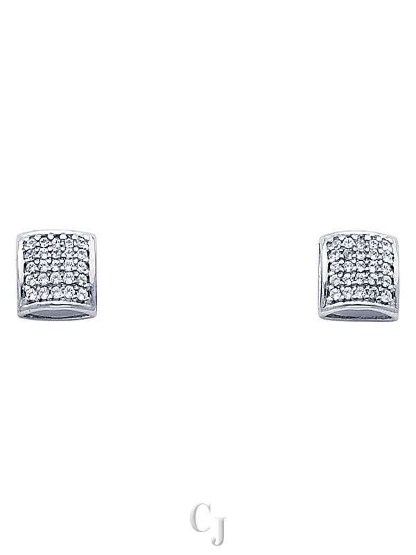 14KW Fancy CZ Earrings