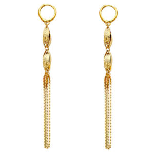 14KY Dangling Earrings