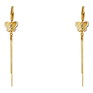 14KY Dangling Earrings