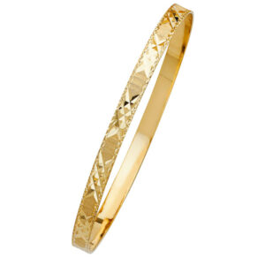 14KY 5mm Solid Bangle